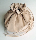 Beige Suede Dolly Bag